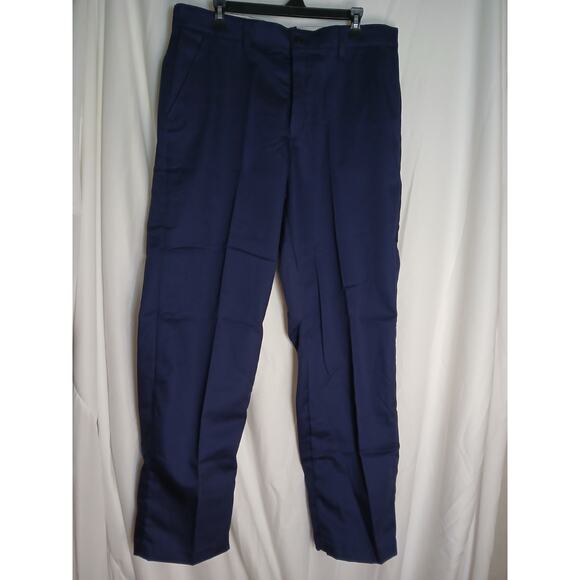 New Red Kap Pants Men's 36Wx34L Navy Blue Uniform Industrial Utility Workwear - Picture 1 of 8